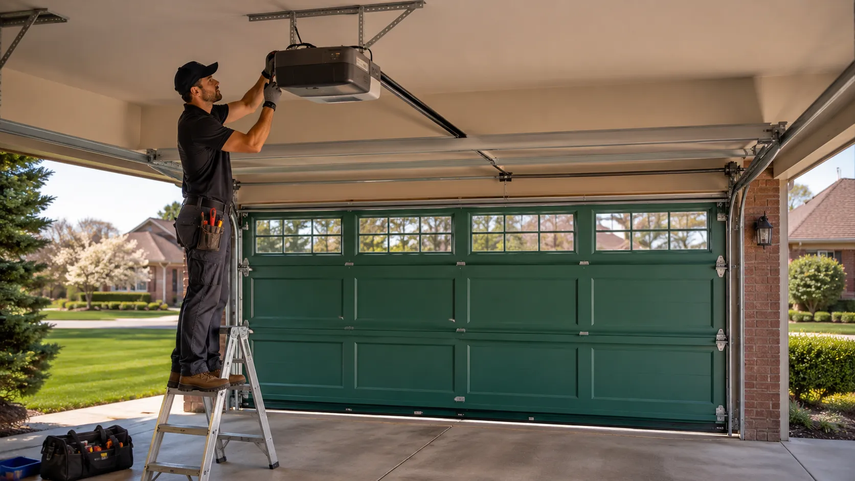 Residential garage doors
