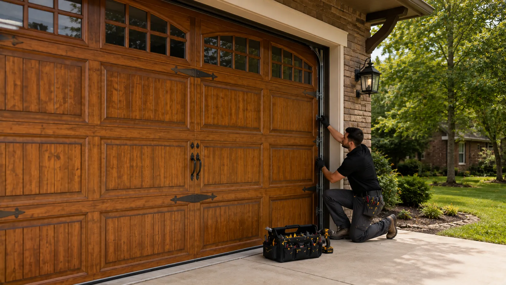 Residential garage doors