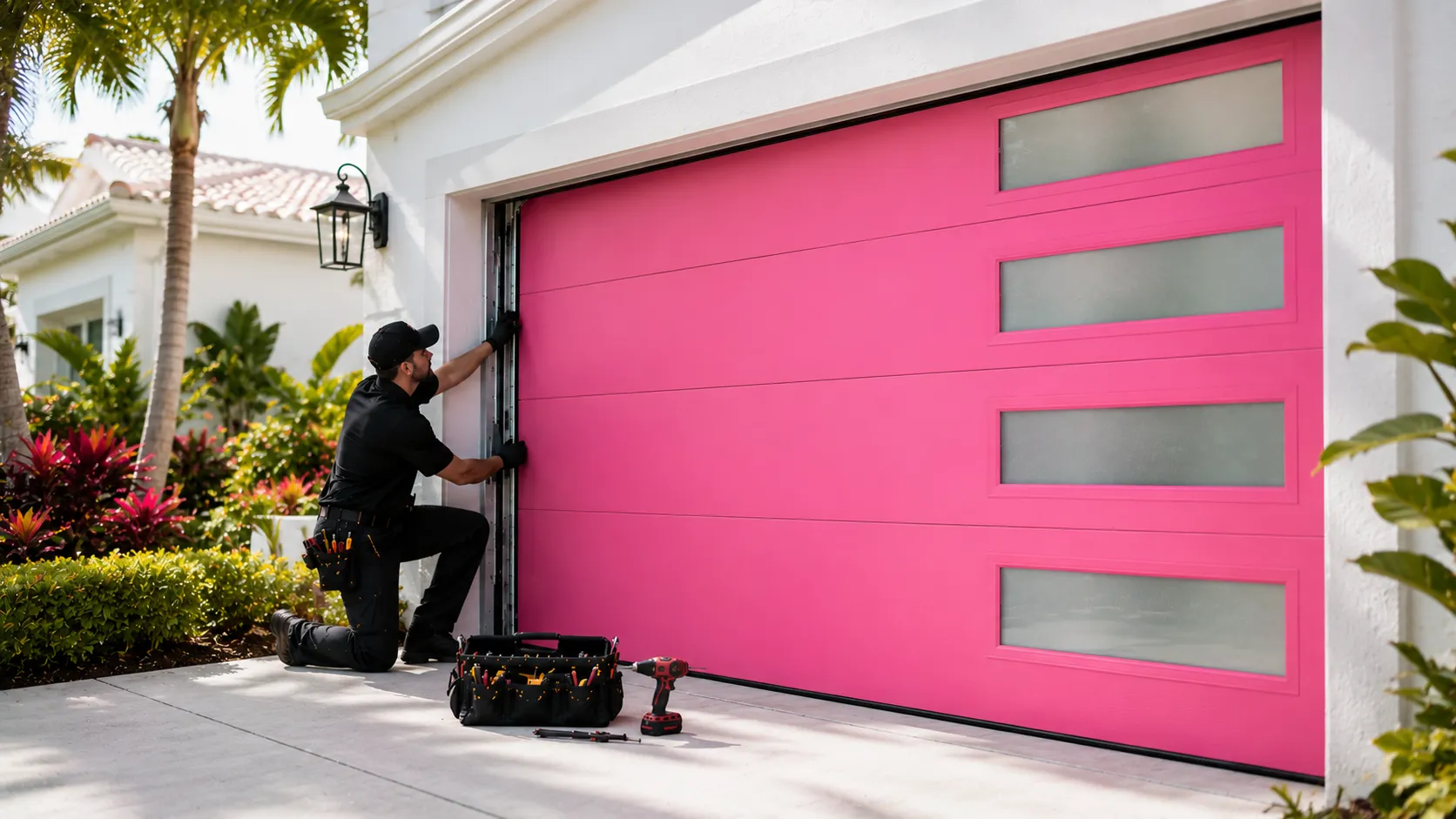 Tell us what’s wrong - Rockwall garage door service