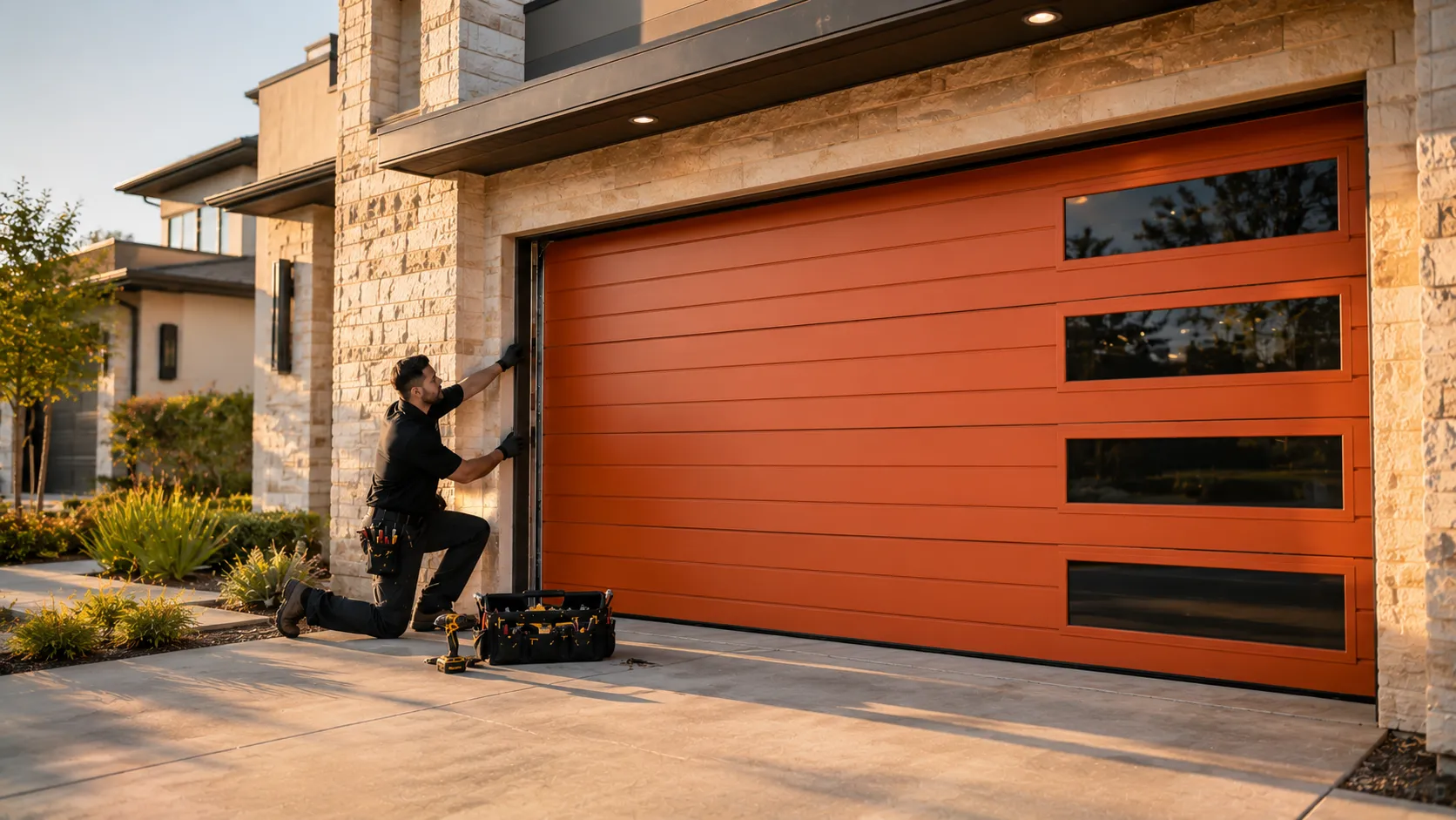 Tell us what’s wrong - Rockwall garage door service