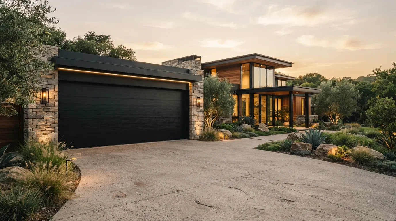Residential garage doors