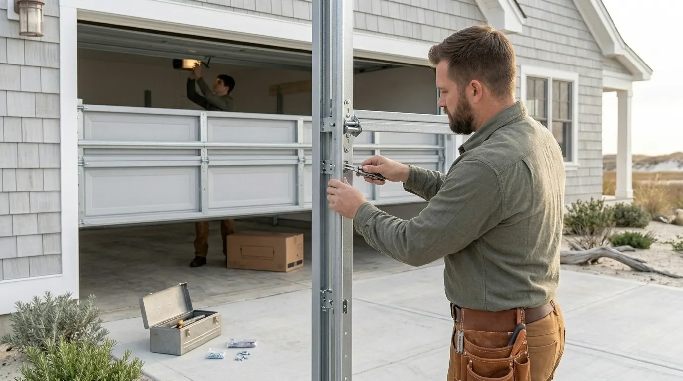 Commercial roll-up garage door