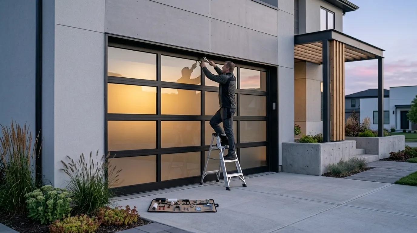 Commercial Garage Door in Rockwall