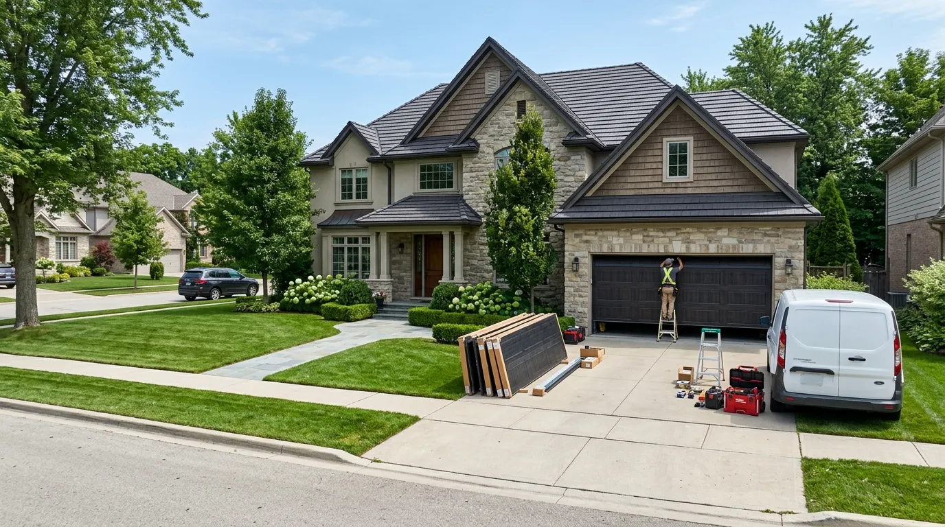 Commercial Garage Door in Rockwall