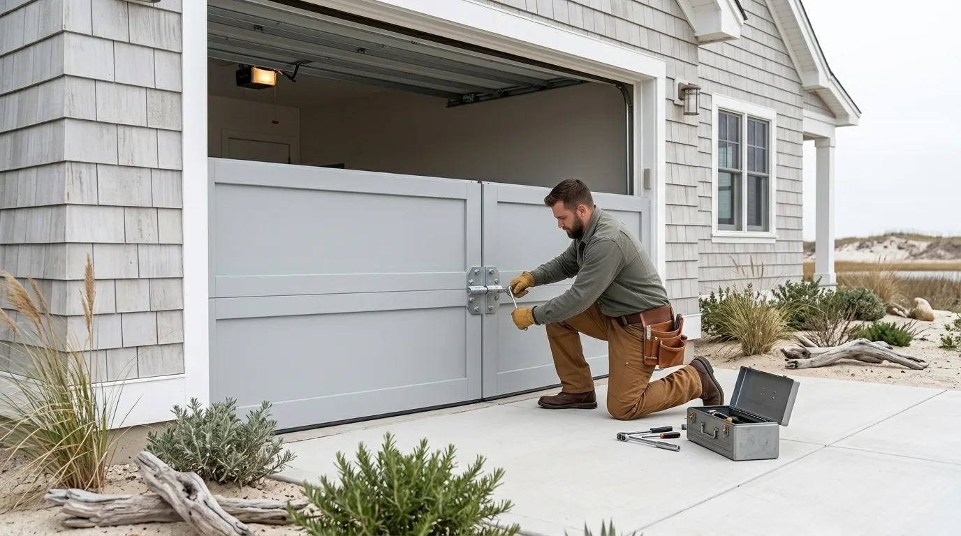 Commercial roll-up garage door