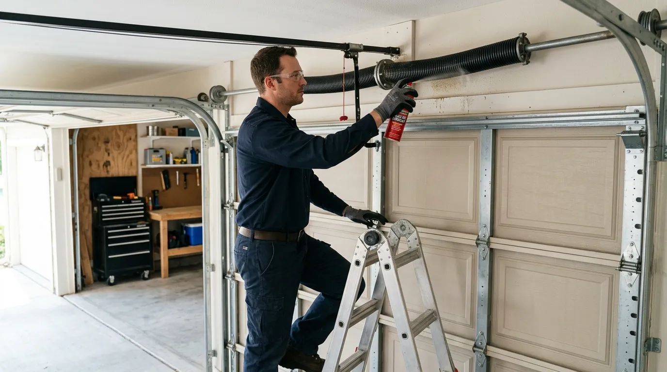 Insulated panel garage door