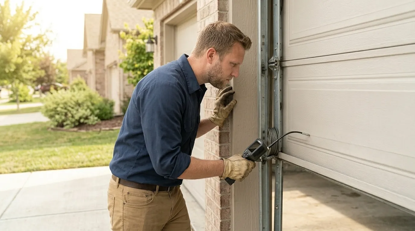 Carriage house garage door