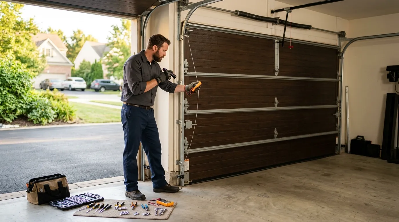 Repaired & tested - Rockwall garage door service