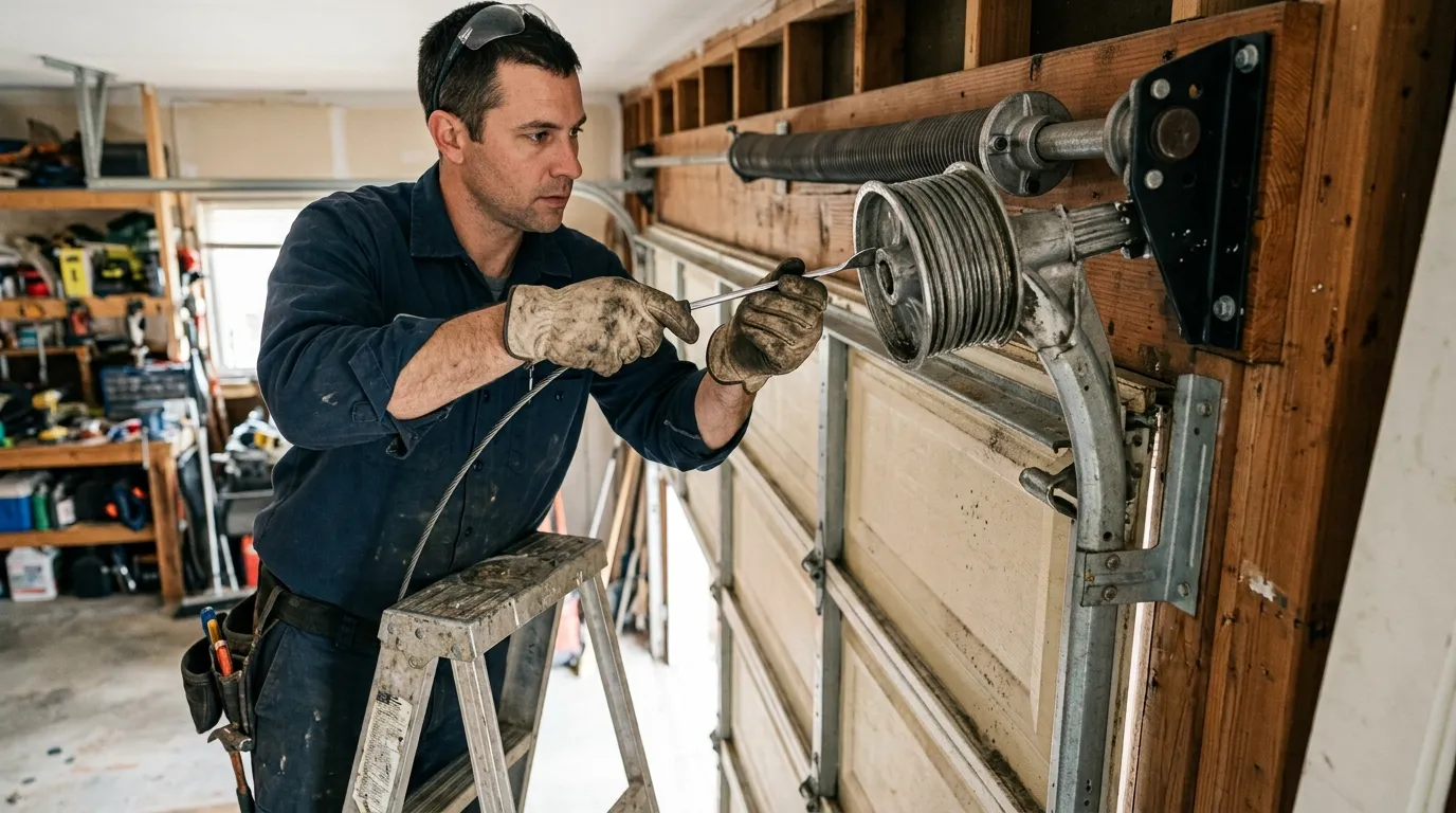 Repaired & tested - Rockwall garage door service