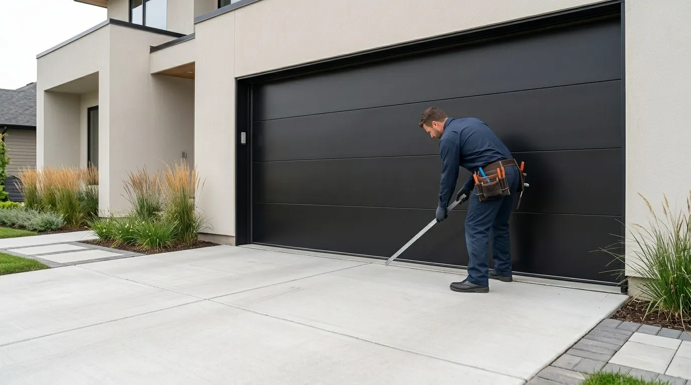 Carriage style garage door