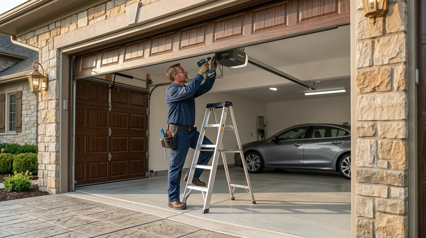Carriage style garage door