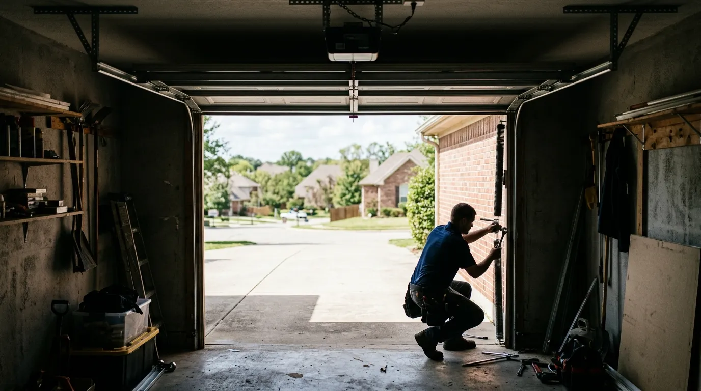 Carriage style garage door