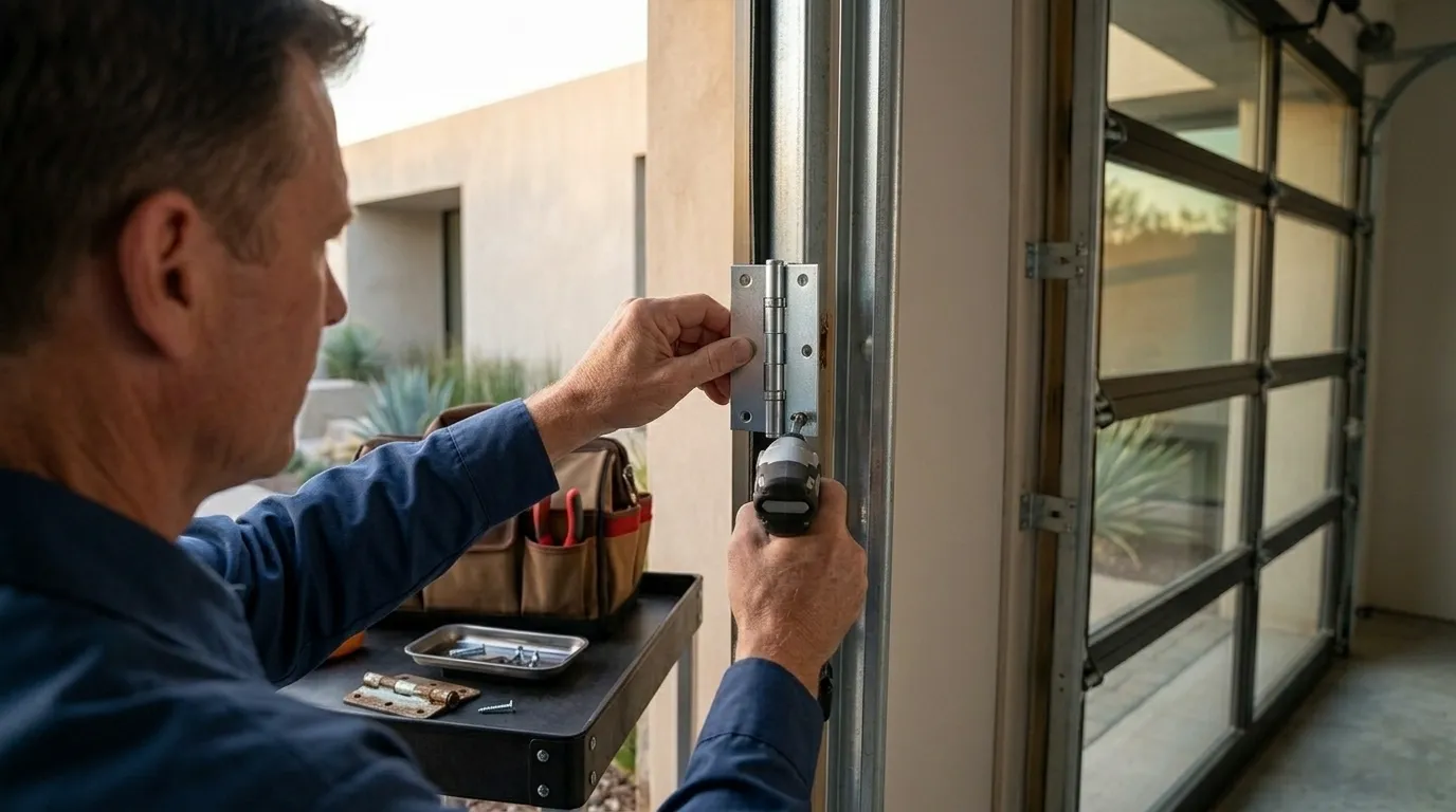 Carriage style garage door
