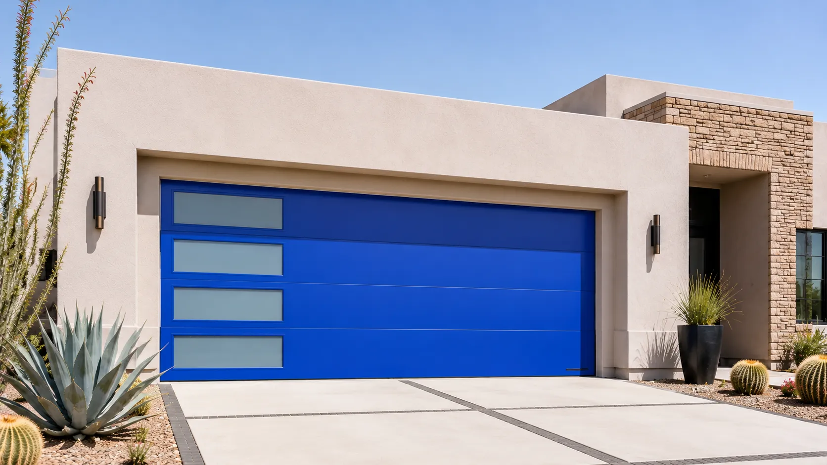 Residential garage doors