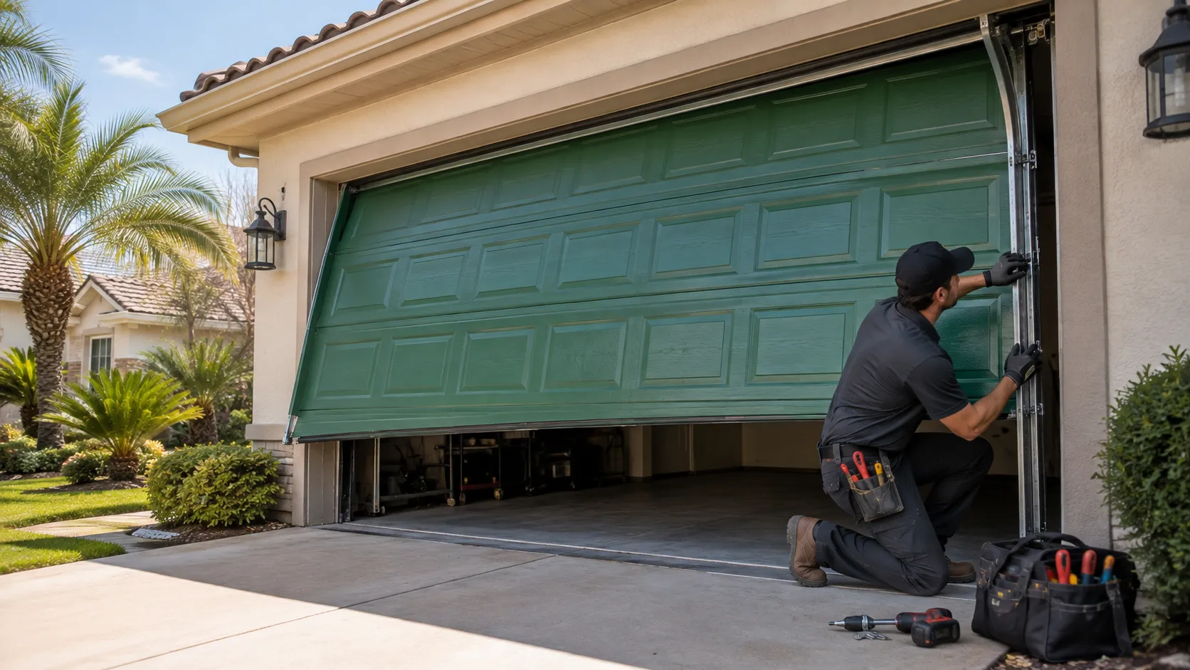 Tell us what’s wrong - Rockwall garage door service