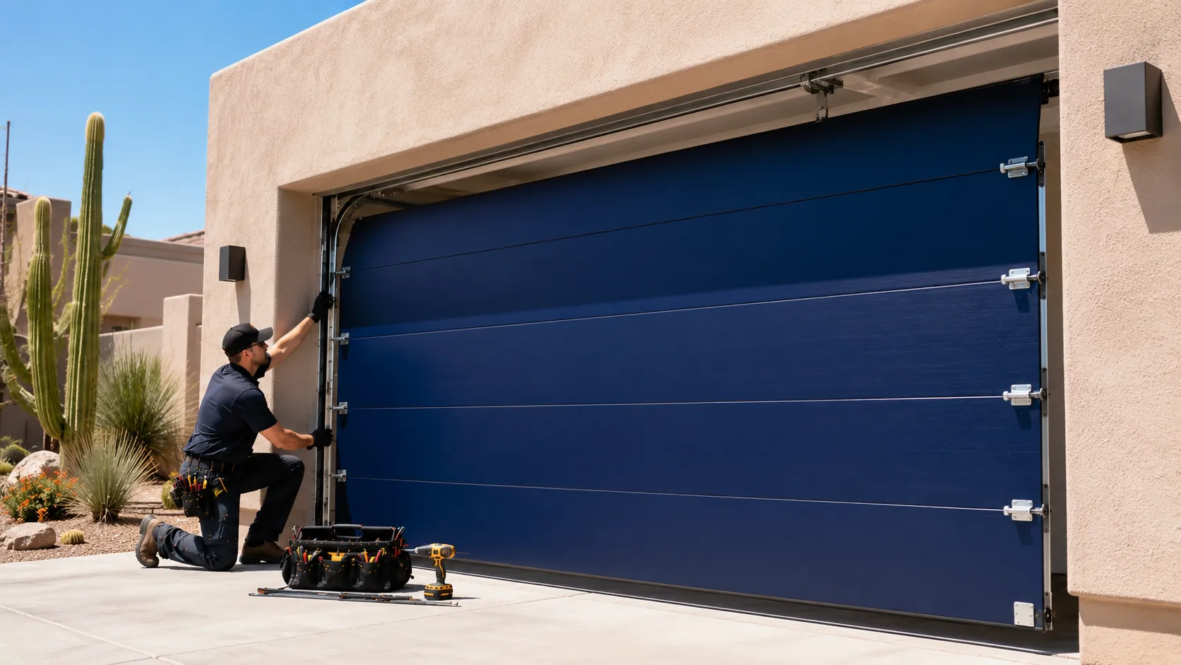 Tell us what’s wrong - Rockwall garage door service